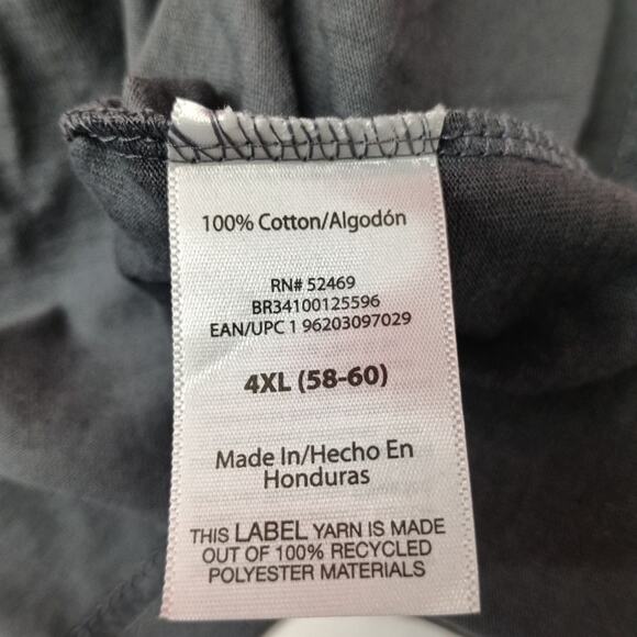 2 Brahma Short Sleeve Work T-Shirt 4XL 58-60 Gray Pocket Tee - Picture 7 of 8